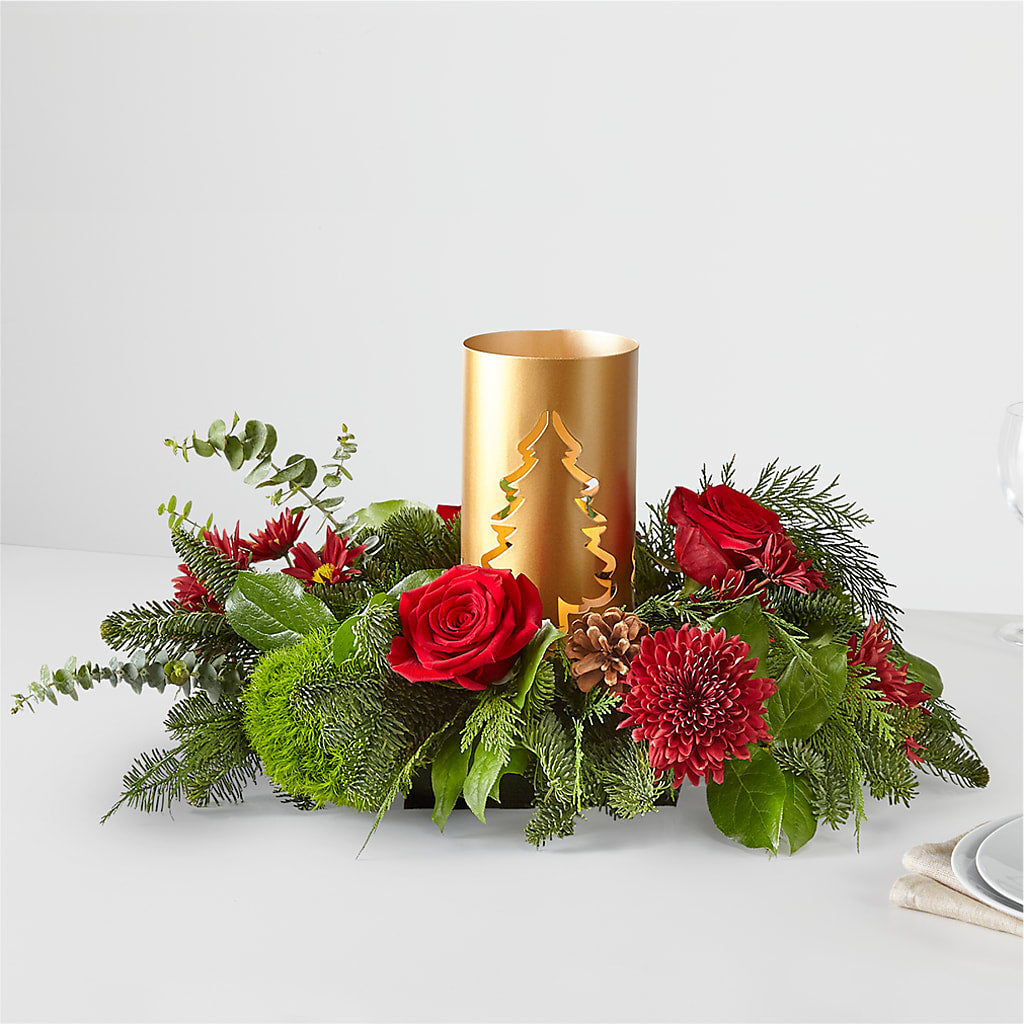 Toast the Season Centerpiece – MAYA'S FLOWER SHOP, Carmichael CA