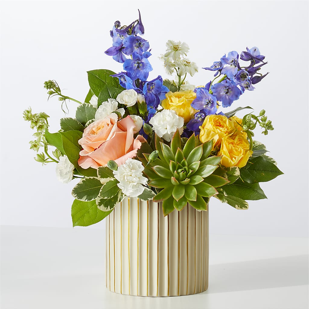 Cobalt Reverie Bouquet – MAYA'S FLOWER SHOP, Carmichael CA
