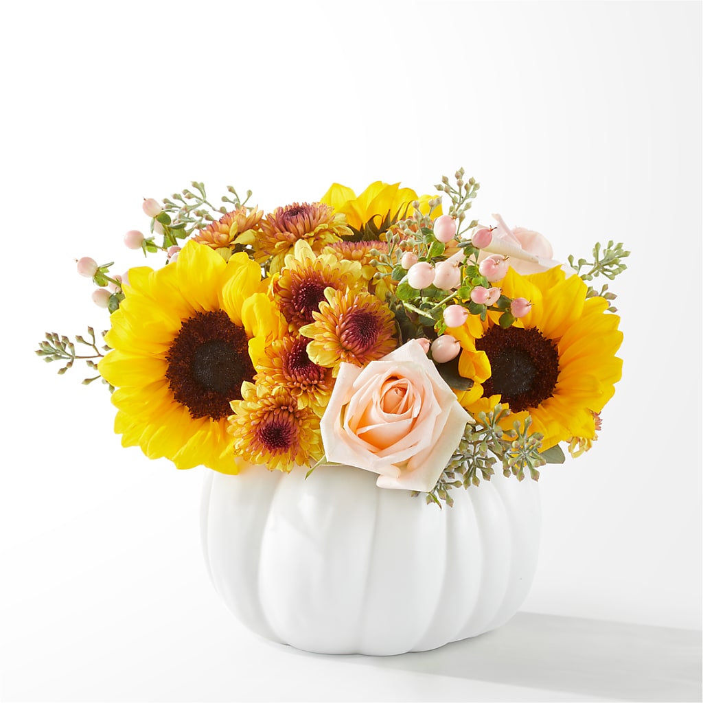 Pumpkin to Talk About Bouquet – MAYA'S FLOWER SHOP, Carmichael CA