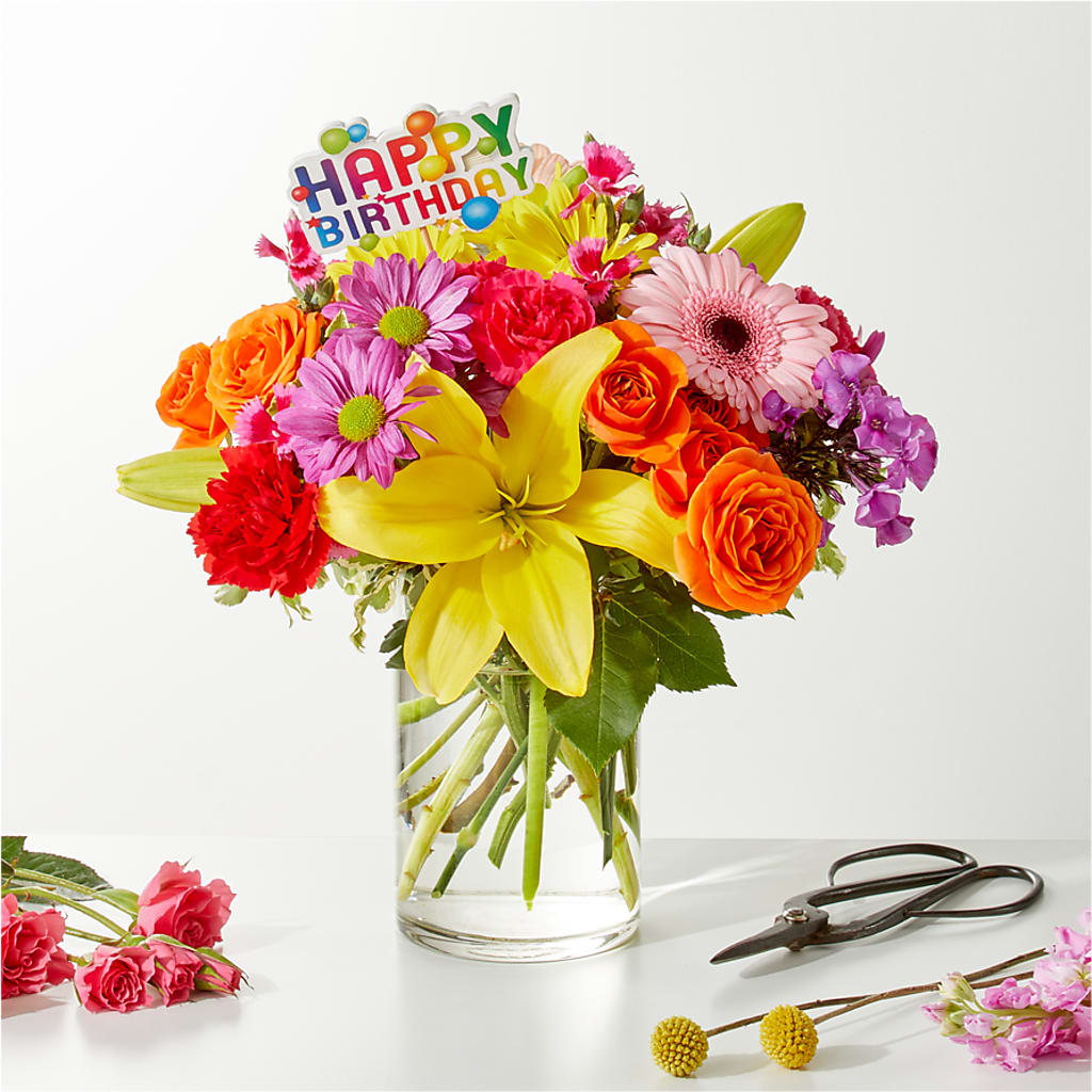 Cue the Confetti - A Florist Original – MAYA'S FLOWER SHOP, Carmichael CA
