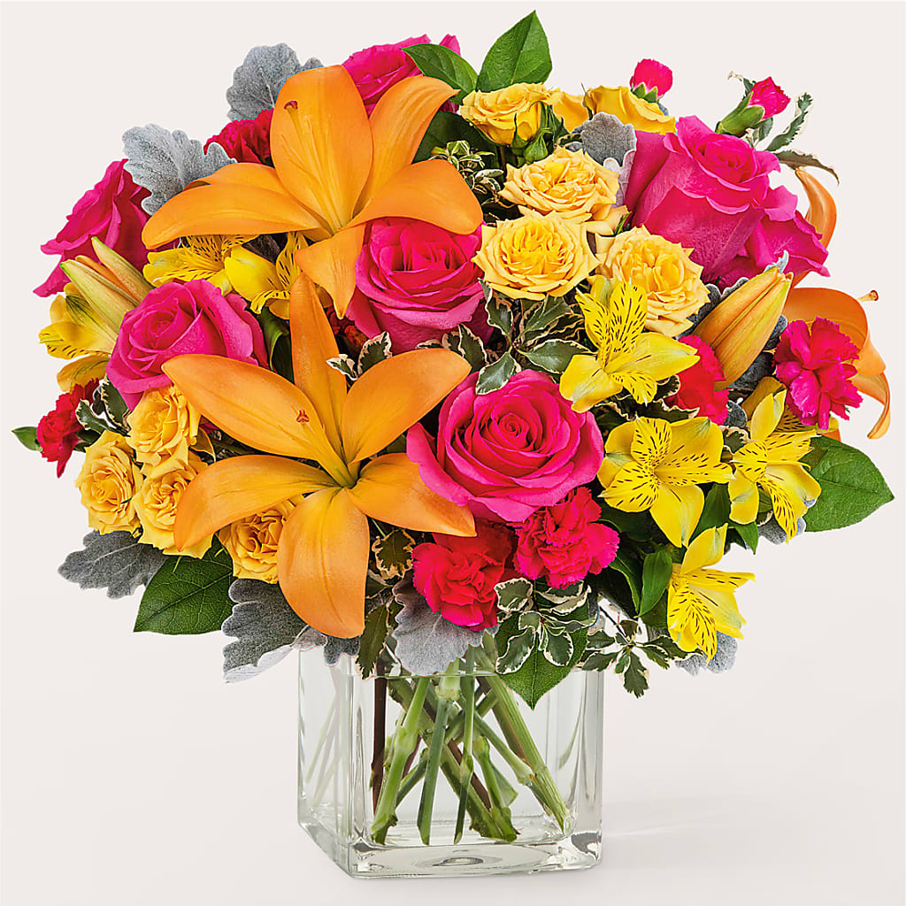 To the Tropics Bouquet – MAYA'S FLOWER SHOP, Carmichael CA