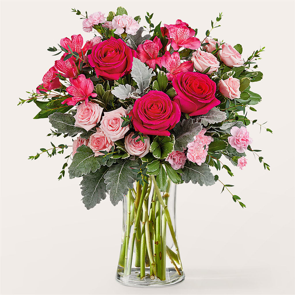 Tickled Pink Bouquet – MAYA'S FLOWER SHOP, Carmichael CA