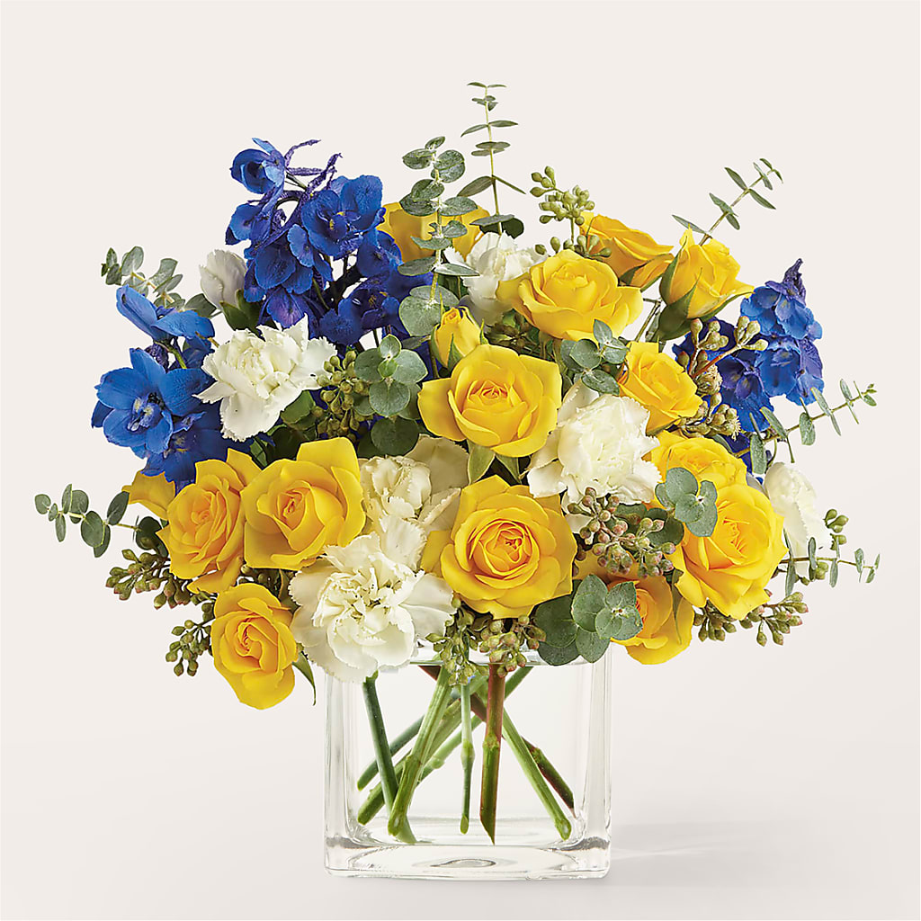 Sparkling Citrine Bouquet – MAYA'S FLOWER SHOP, Carmichael CA