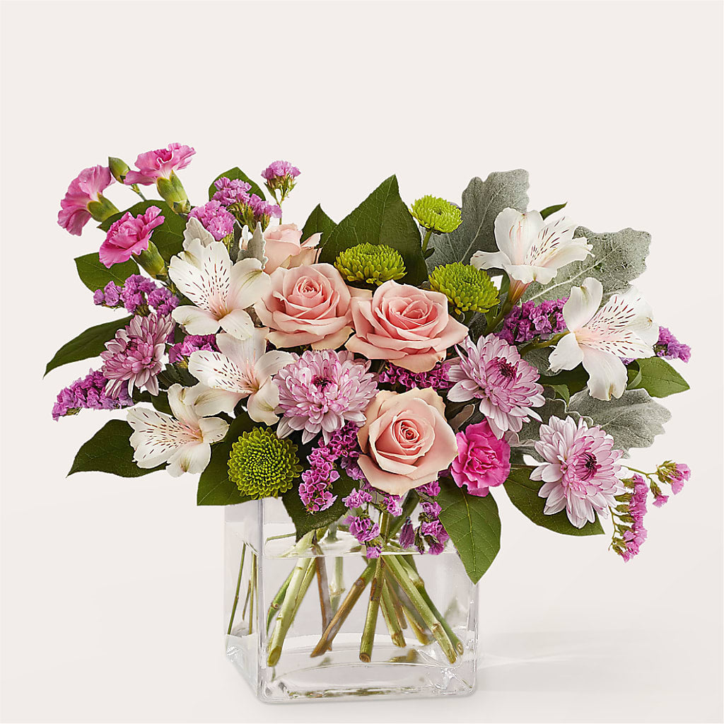 Pink Suede Bouquet – MAYA'S FLOWER SHOP, Carmichael CA