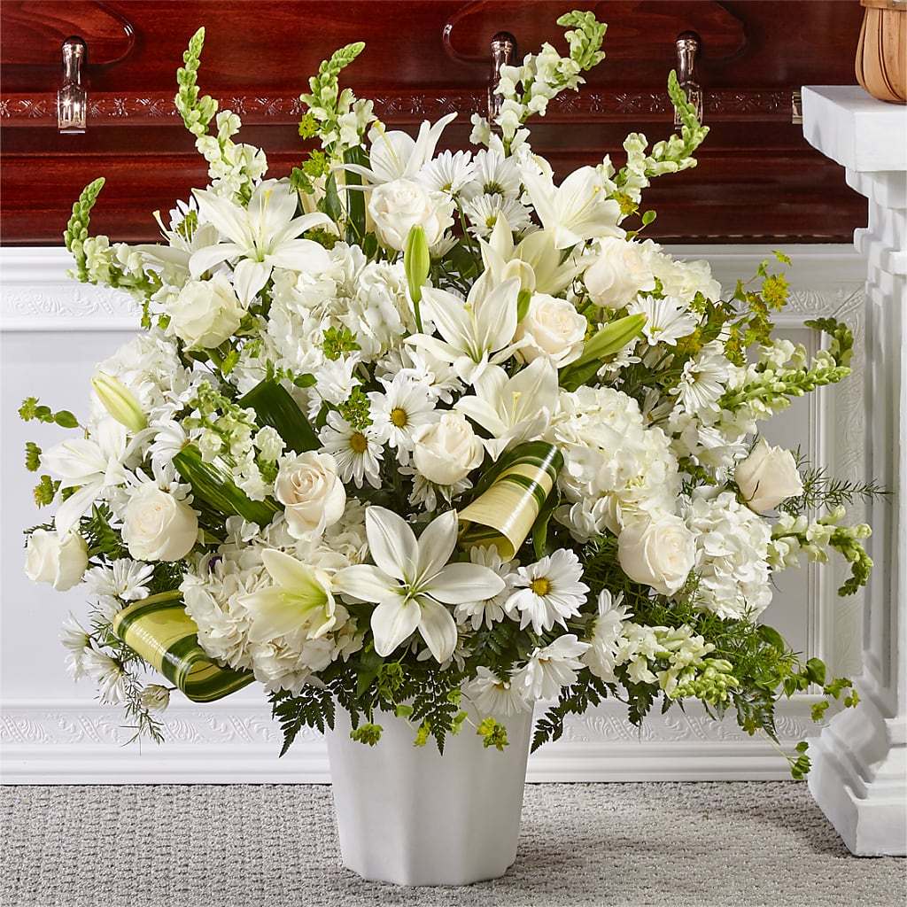 Thoughts of Tranquility Floor Basket – MAYA'S FLOWER SHOP, Carmichael CA