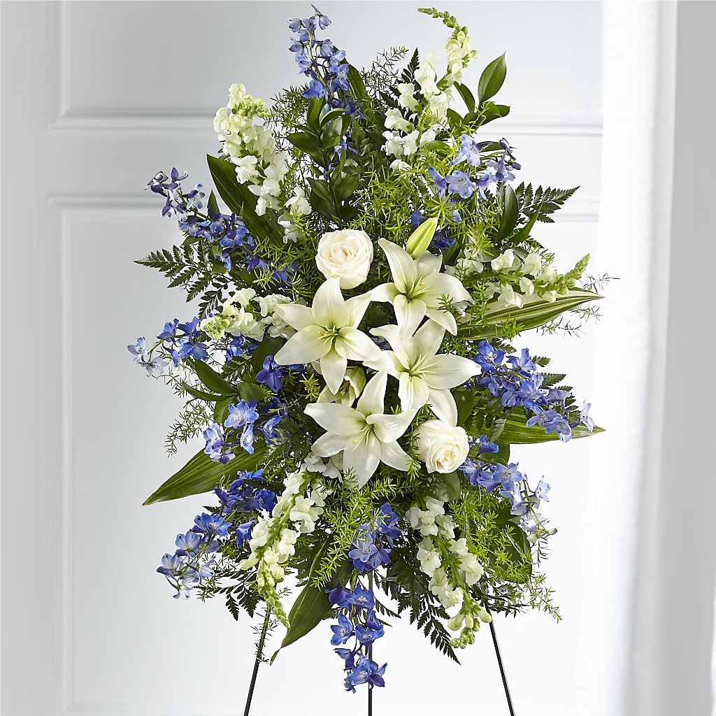 Faithful Friend Standing Spray – MAYA'S FLOWER SHOP, Carmichael CA
