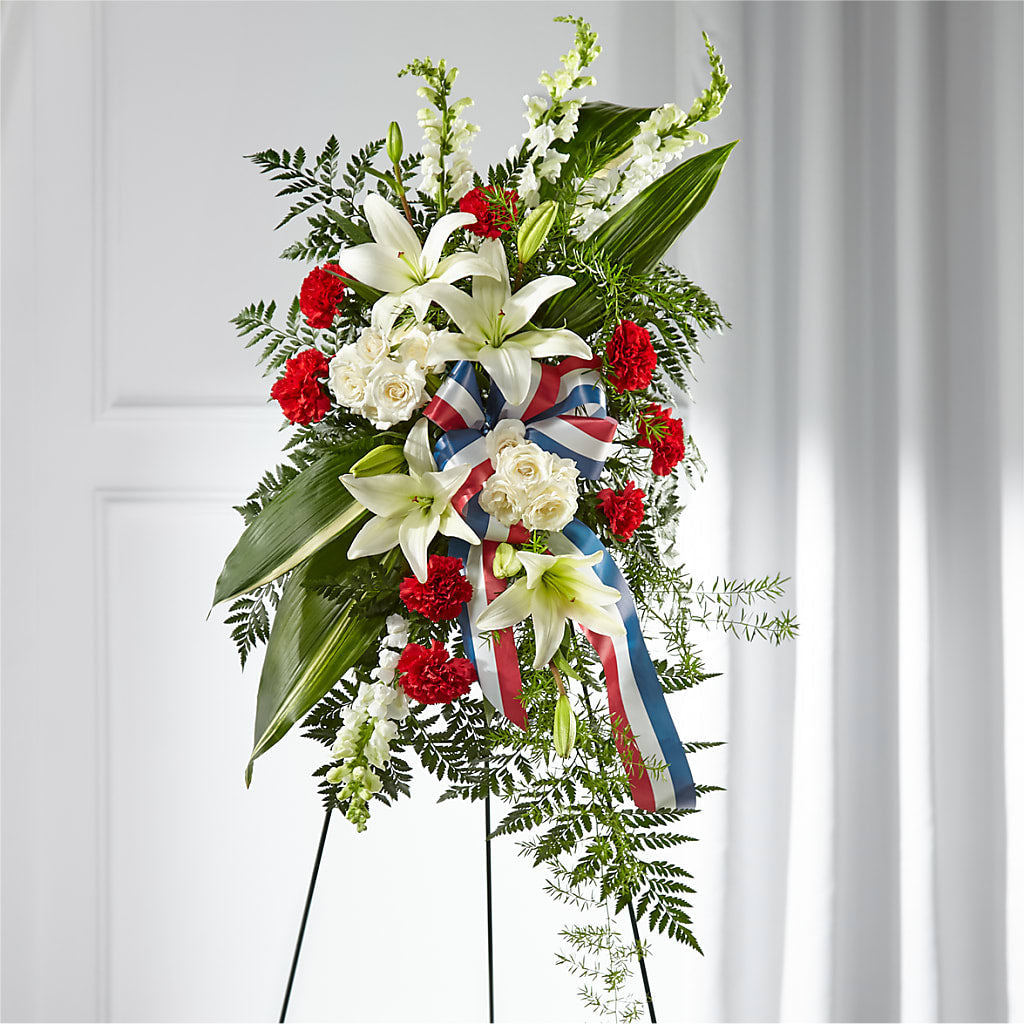 Stars of Life Standing Spray – MAYA'S FLOWER SHOP, Carmichael CA