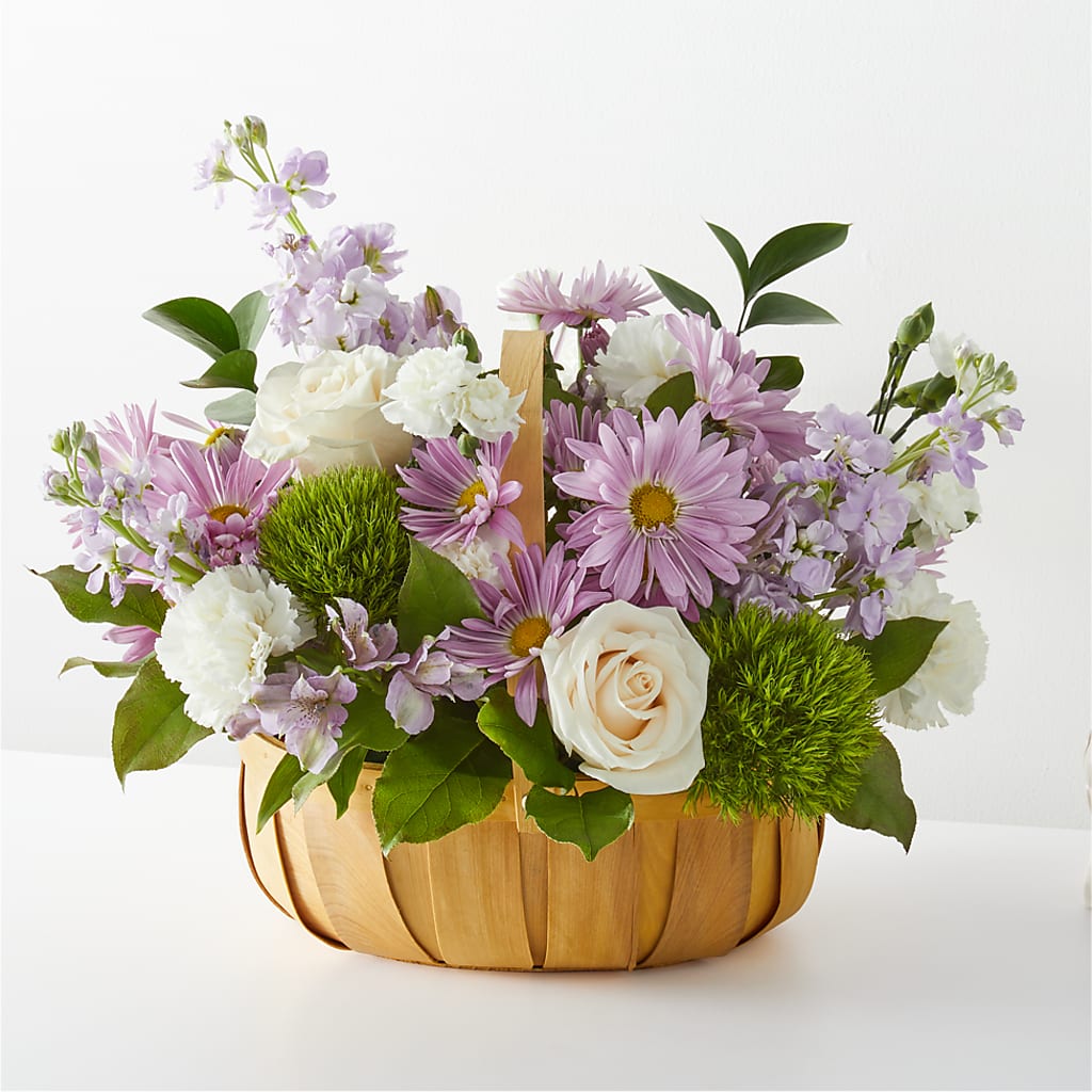 Peace & Love Basket – MAYA'S FLOWER SHOP, Carmichael CA