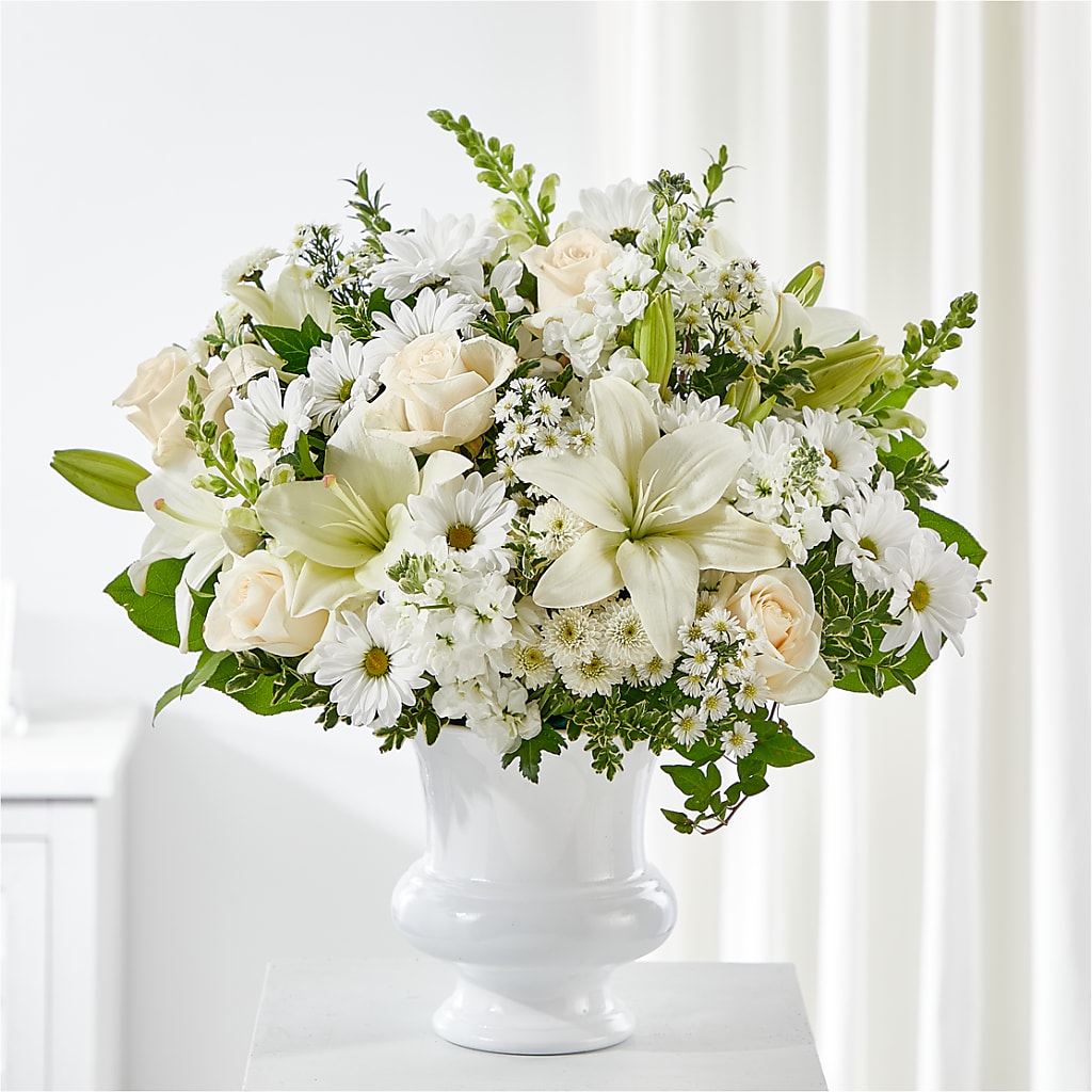 Uplifting Urn Arrangement – MAYA'S FLOWER SHOP, Carmichael CA