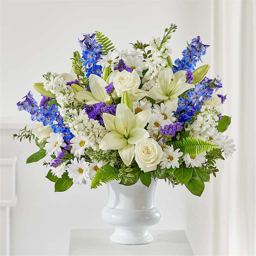 Expressions of Hope Urn Arrangement – MAYA'S FLOWER SHOP, Carmichael CA