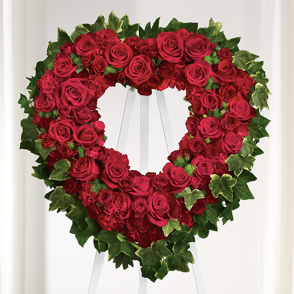 Wholehearted Standing Spray – MAYA'S FLOWER SHOP, Carmichael CA