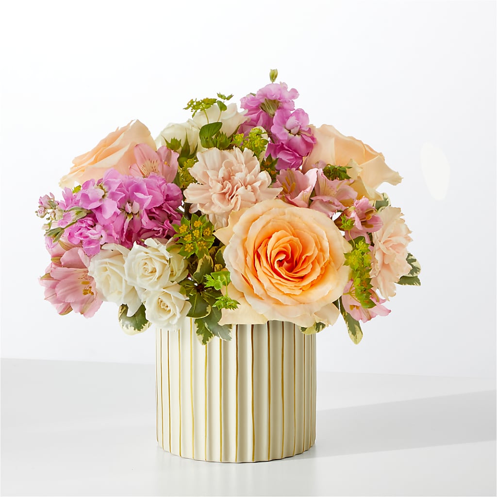 Paradise Bouquet with Ivory Vase – MAYA'S FLOWER SHOP, Carmichael CA