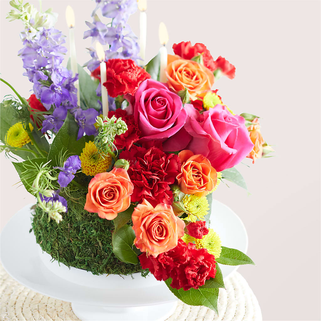 Best Year Yet Floral Cake – MAYA'S FLOWER SHOP, Carmichael CA