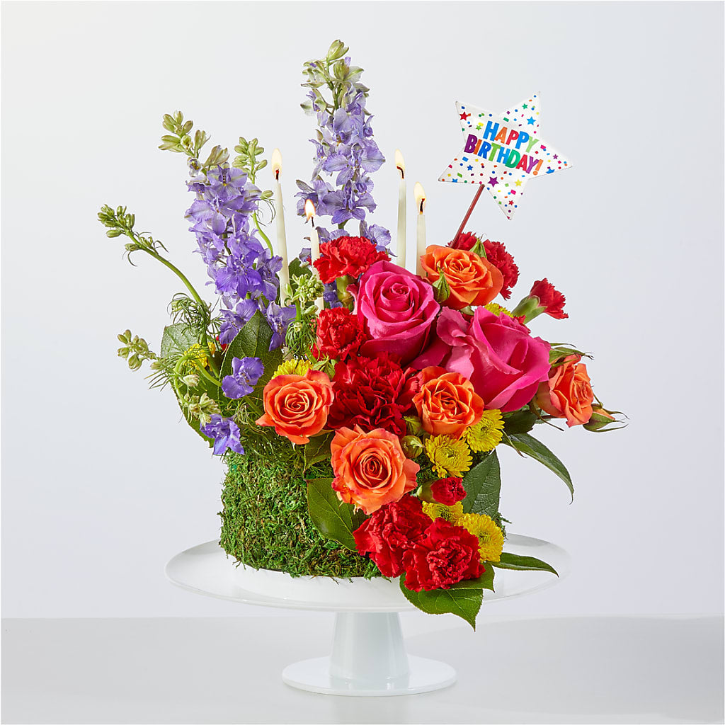 Best Year Yet Floral Cake – MAYA'S FLOWER SHOP, Carmichael CA