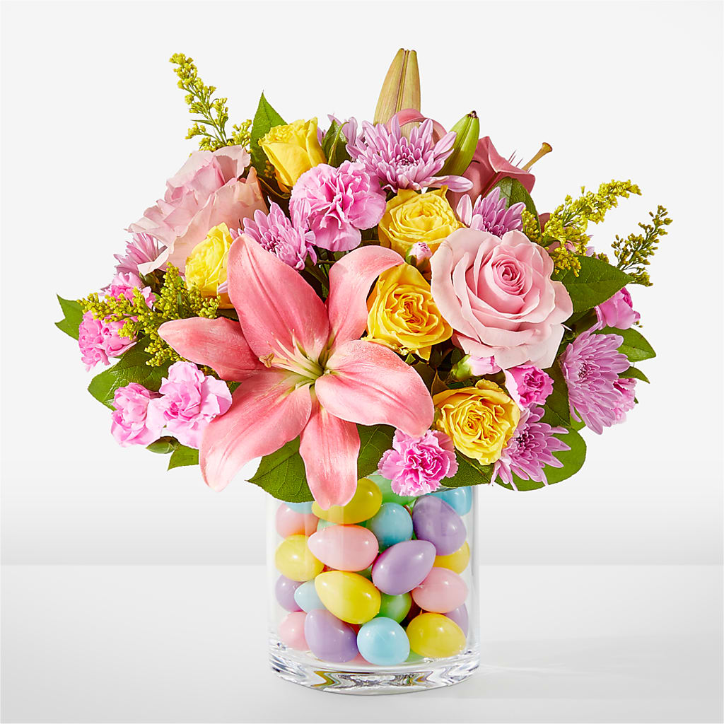 Easter Egg Hunt Bouquet – MAYA'S FLOWER SHOP, Carmichael CA