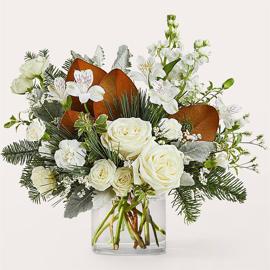 Fresh Snowfall Bouquet – MAYA'S FLOWER SHOP, Carmichael CA
