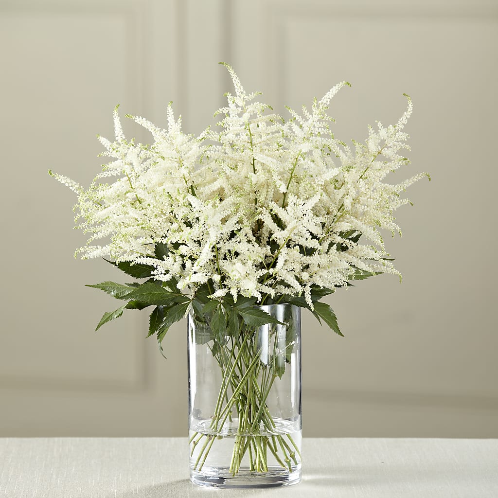 White Astilbe Bouquet – MAYA'S FLOWER SHOP, Carmichael CA