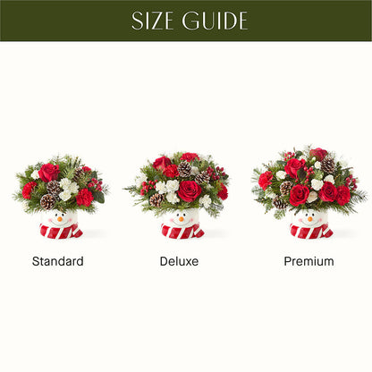 Jolly Snowman Bouquet – MAYA'S FLOWER SHOP, Carmichael CA