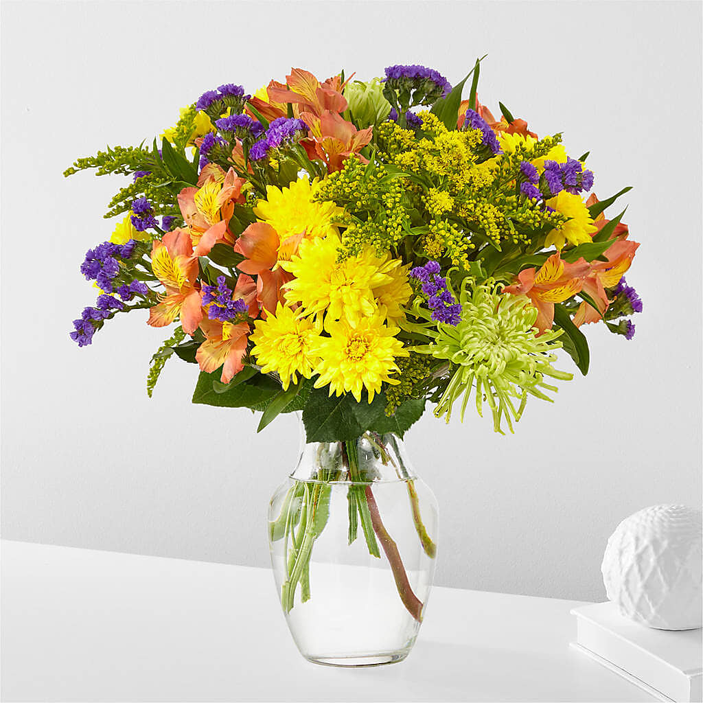 Marmalade Skies Bouquet – MAYA'S FLOWER SHOP, Carmichael CA
