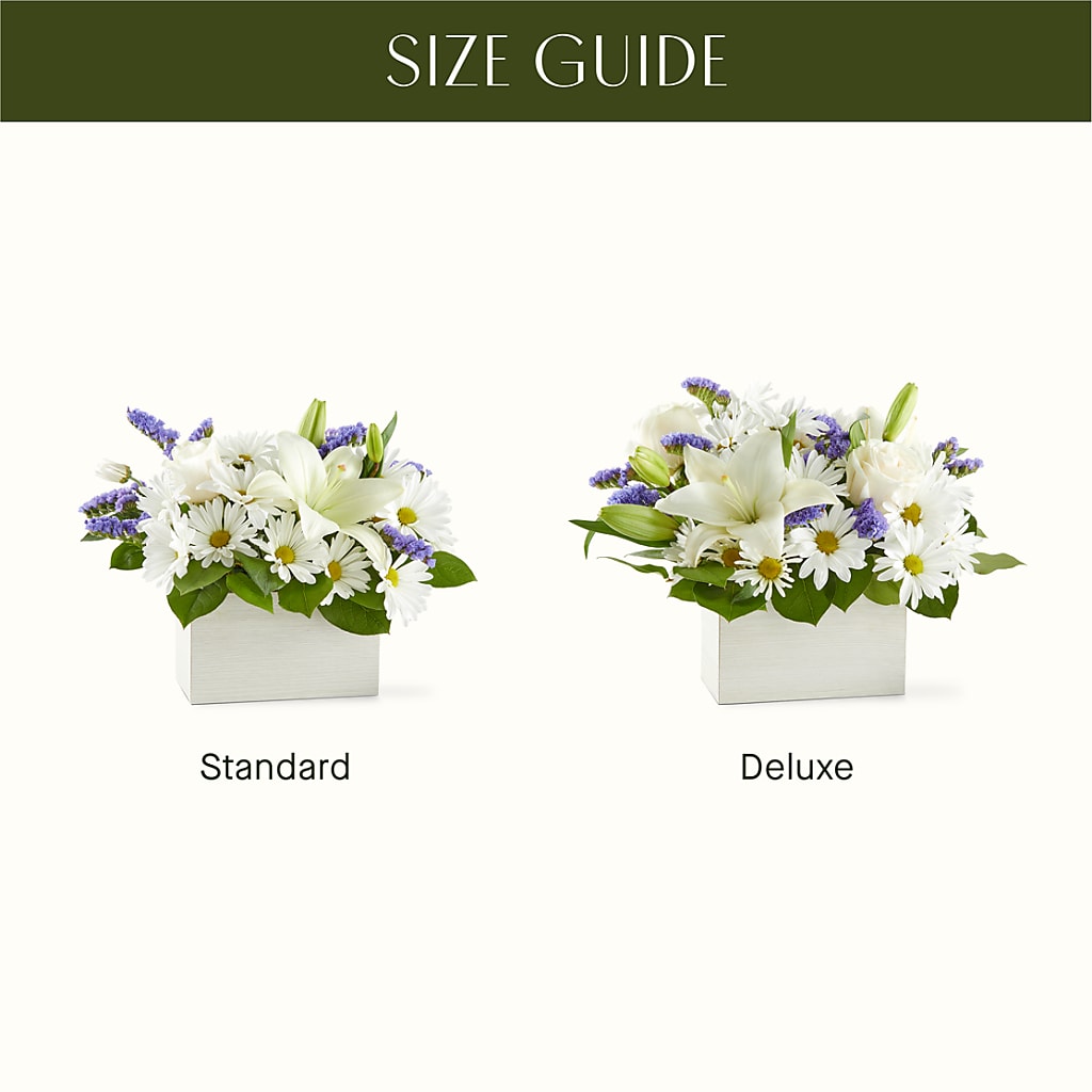 Beyond Blue Box Bouquet – MAYA'S FLOWER SHOP, Carmichael CA