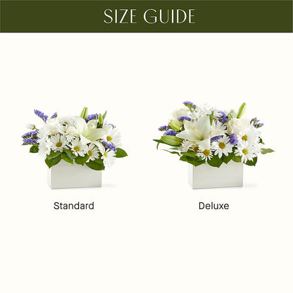 Beyond Blue Box Bouquet – MAYA'S FLOWER SHOP, Carmichael CA