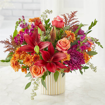 Burgundy Landscape Bouquet – MAYA'S FLOWER SHOP, Carmichael CA