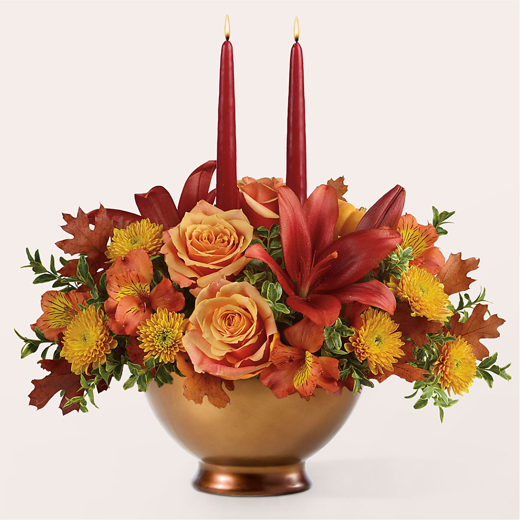 Harvest Table Centerpiece – MAYA'S FLOWER SHOP, Carmichael CA