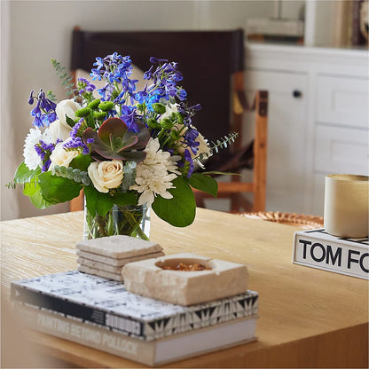 Cerulean Waves Bouquet – MAYA'S FLOWER SHOP, Carmichael CA
