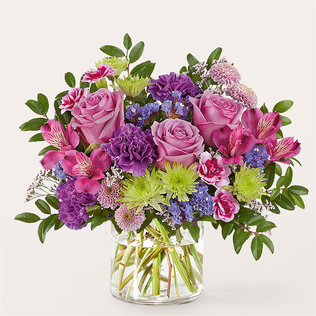 Glass Half Full Bouquet – MAYA'S FLOWER SHOP, Carmichael CA