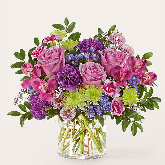 Glass Half Full Bouquet – MAYA'S FLOWER SHOP, Carmichael CA