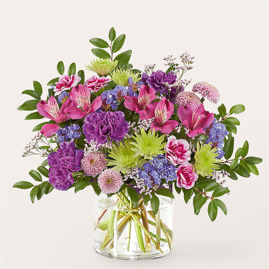Glass Half Full Bouquet – MAYA'S FLOWER SHOP, Carmichael CA