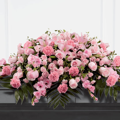 Garden of Comfort Casket Spray (Standard) – MAYA'S FLOWER SHOP, Carmichael CA
