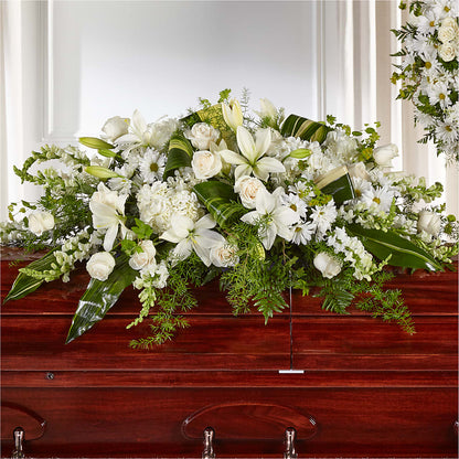 Abundance Casket Spray – MAYA'S FLOWER SHOP, Carmichael CA