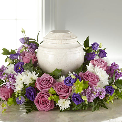 Blooming Sympathy Cremation Adornment – MAYA'S FLOWER SHOP, Carmichael CA