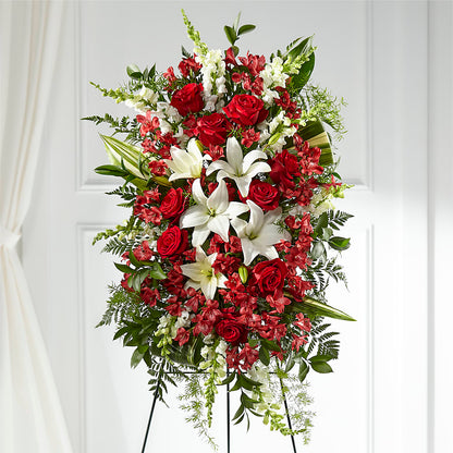 Everlasting Memory Standing Spray – MAYA'S FLOWER SHOP, Carmichael CA