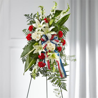 Stars of Life Standing Spray – MAYA'S FLOWER SHOP, Carmichael CA
