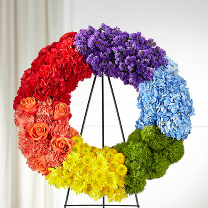 Circle of Love Wreath – MAYA'S FLOWER SHOP, Carmichael CA