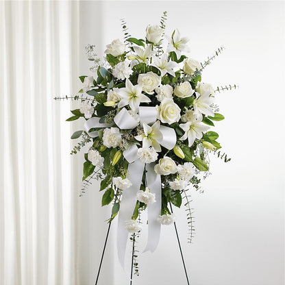 With Care Standing Spray – MAYA'S FLOWER SHOP, Carmichael CA