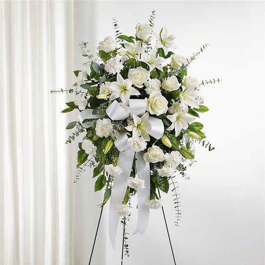 With Care Standing Spray – MAYA'S FLOWER SHOP, Carmichael CA