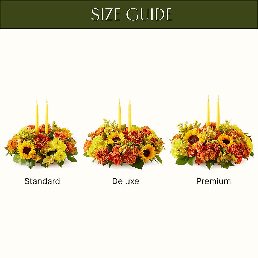 Autumn Harmony Centerpiece – MAYA'S FLOWER SHOP, Carmichael CA