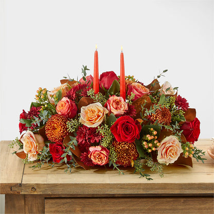Gather Near Centerpiece – MAYA'S FLOWER SHOP, Carmichael CA