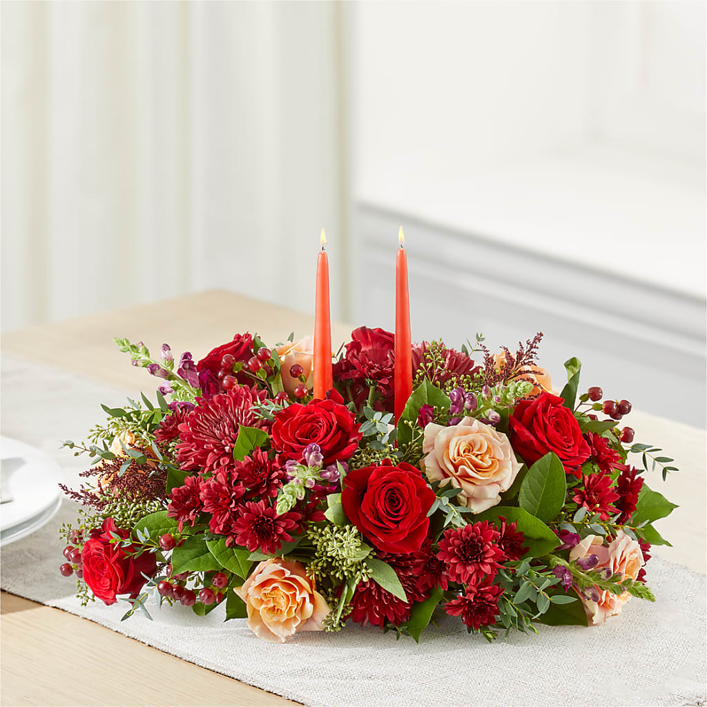 Most Thankful Centerpiece – MAYA'S FLOWER SHOP, Carmichael CA