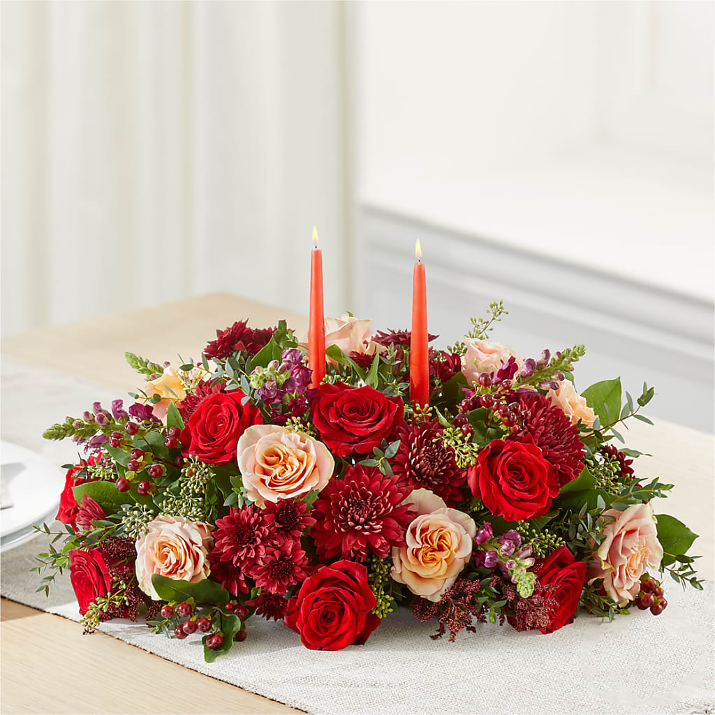 Most Thankful Centerpiece – MAYA'S FLOWER SHOP, Carmichael CA