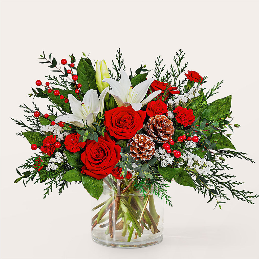 Best in Snow Bouquet – MAYA'S FLOWER SHOP, Carmichael CA
